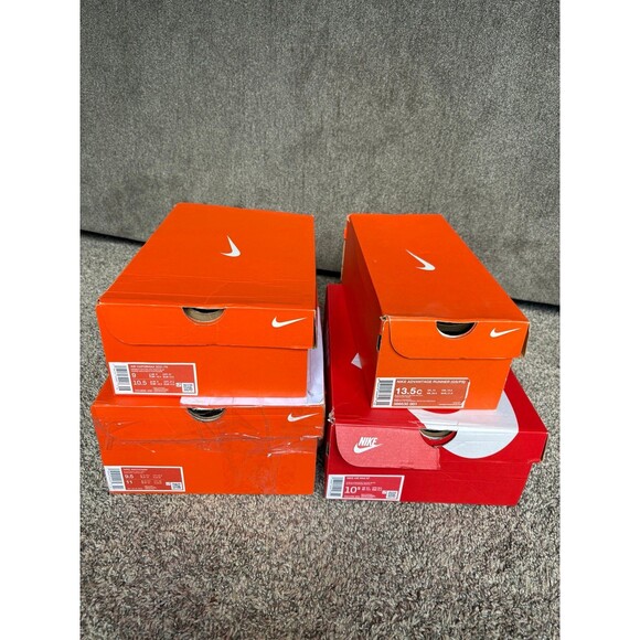 Nike Replacement Empty Shoe Box Only Lot of 4 Nike shoe boxes - Picture 1 of 6